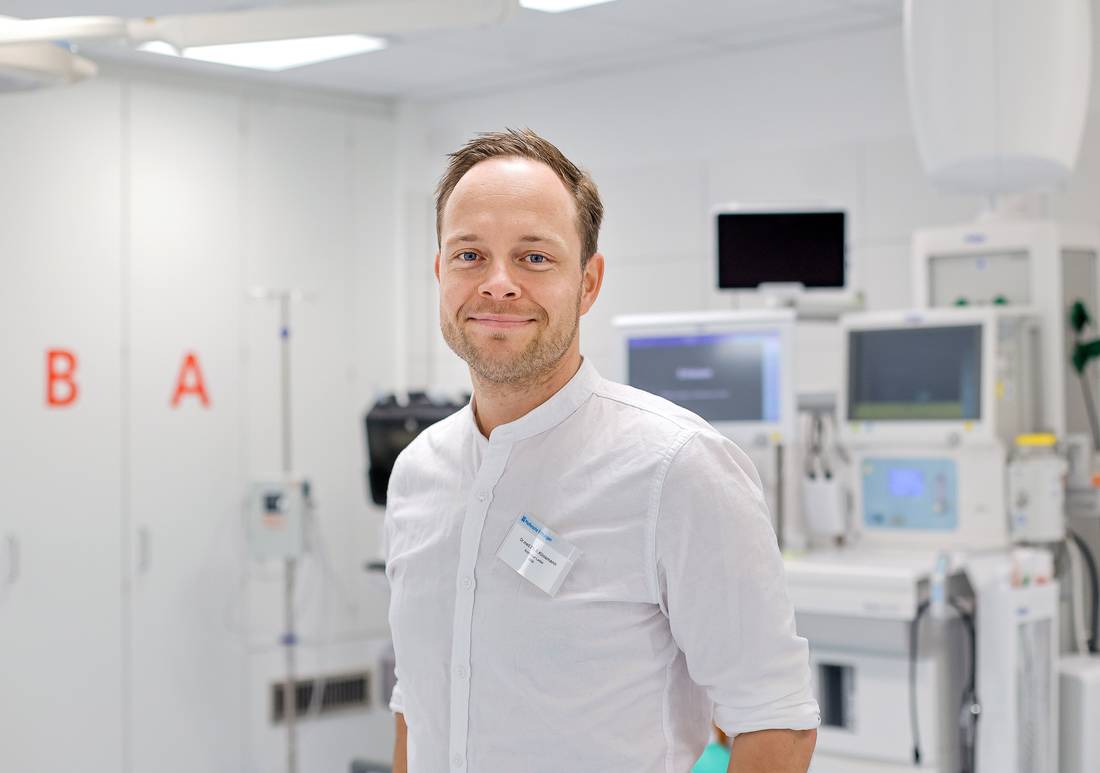 Klinikum in den Pfeifferschen Stiftungen eröffnet modernisierte Notaufnahme Dr. med. Philipp Klinsmann, Ärztlicher Leiter der Zentralen Notaufnahme des Klinikums in den Pfeifferschen Stiftungen.
