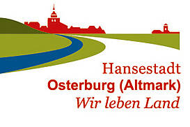 Das Quartier Osterburg ist ein Kooperationsprojekt mit der Hansestadt Osterburg Logo Hansestadt Osterburg