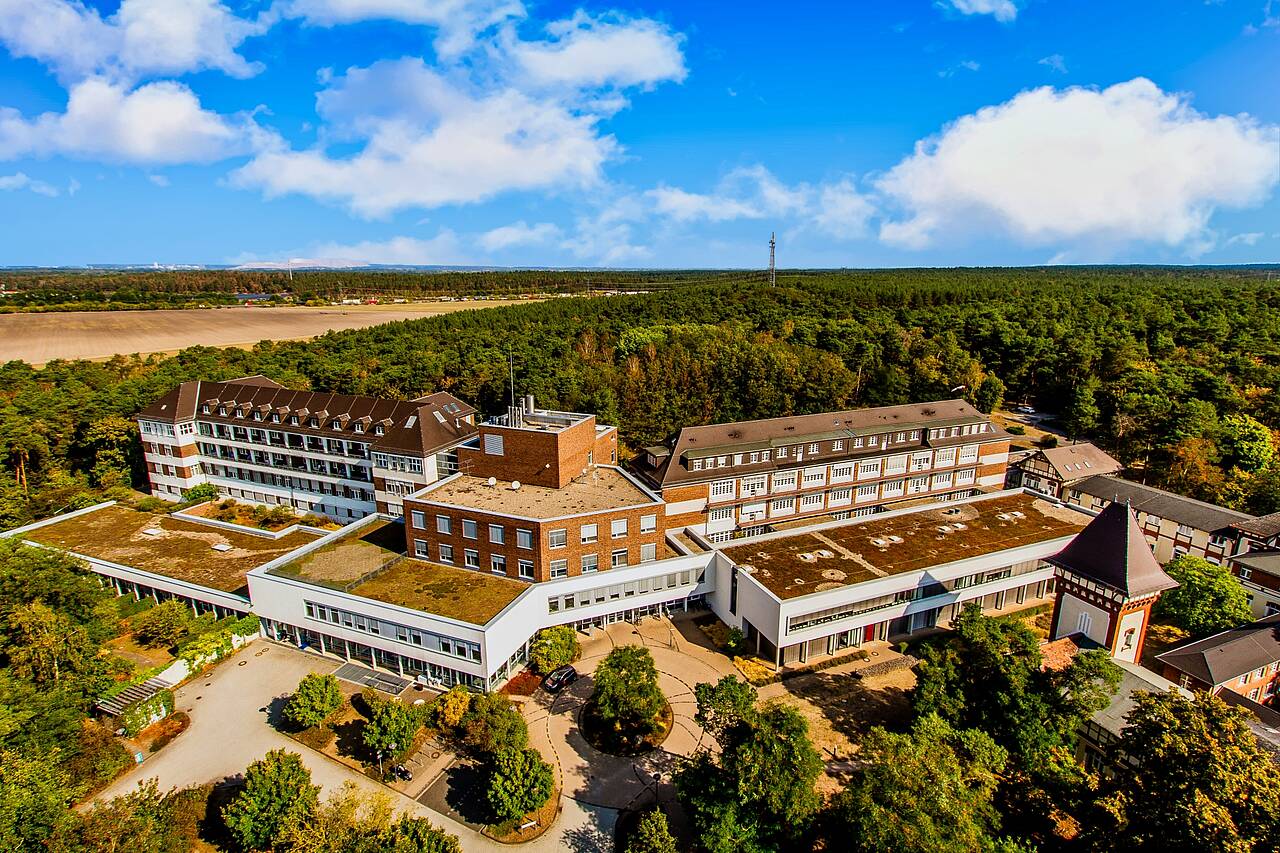 Luftbild Lungenklinik Lostau