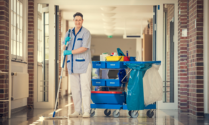 Unterhaltsreinigung im Krankenhaus