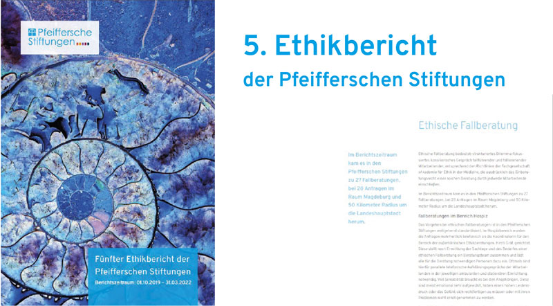 5. Ethikbericht der Pfeifferschen Stiftungen erschienen 5. Ethikbericht der Pfeifferschen Stiftungen