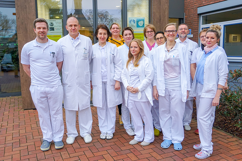 Das Team der Klinik für Anästhesiologie, Intensivtherapie und Schmerztherapie Team der Klinik für Anästhesiologie, Intensivtherapie und Schmerztherapie