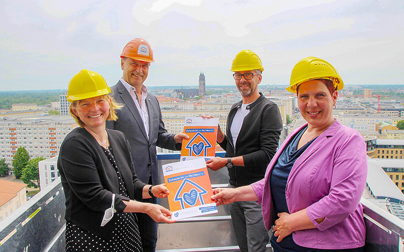 Pfeiffers und MWG starten gemeinsames Quartiersprojekt im Luisencarré MWG und Pfeiffersche Stiftungen besiegeln Kooperation im Luisenturm