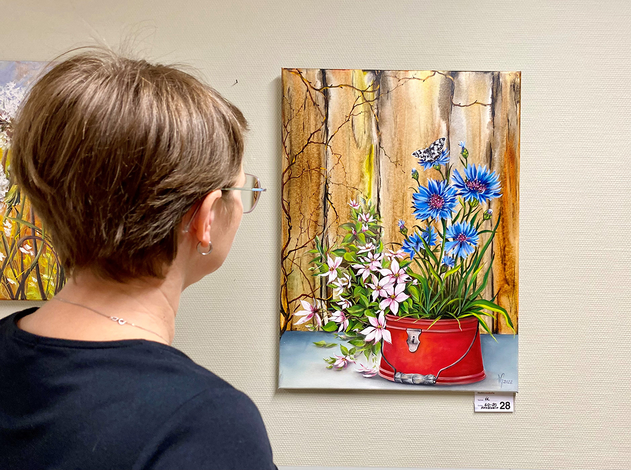 Kunstausstellung auf der Palliativstation der Lungenklinik Lostau