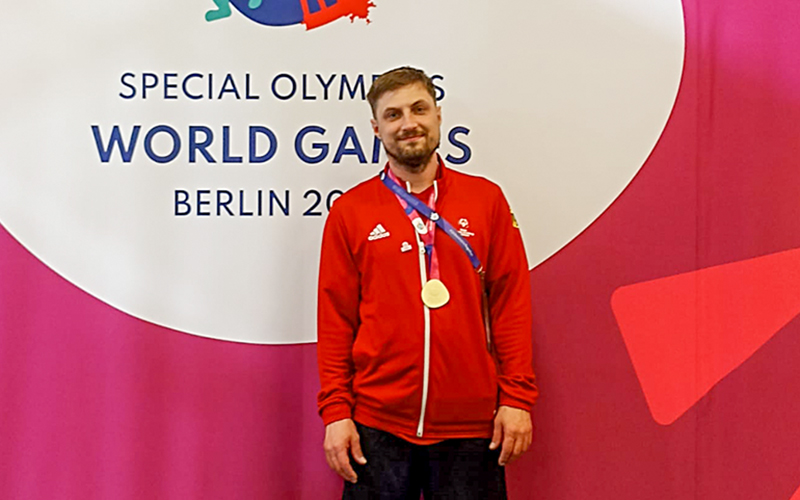 Special Olympics World Games: Gold für den Magdeburger Martin Köhler im Boccia Gold im Boccia für Martin Köhler bei den Special Olympics World Games in Berlin